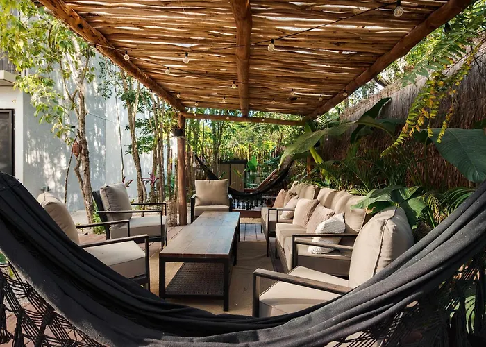 Luxury 5 Bedroom Pool Tiki Bar & Outdoor Gym Villa Tulum