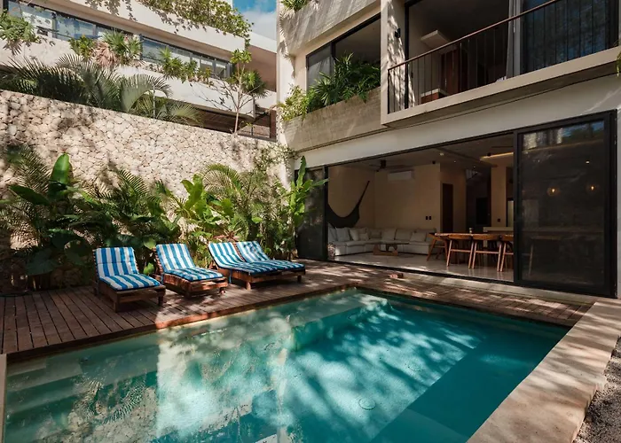 Luxury 5 Bedroom Pool Tiki Bar & Outdoor Gym Tulum